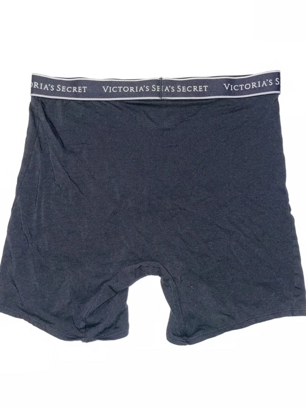 Victoria's Secret Black Boxer-Style Women's Panties with Logo Waistband - Picture 3 of 4